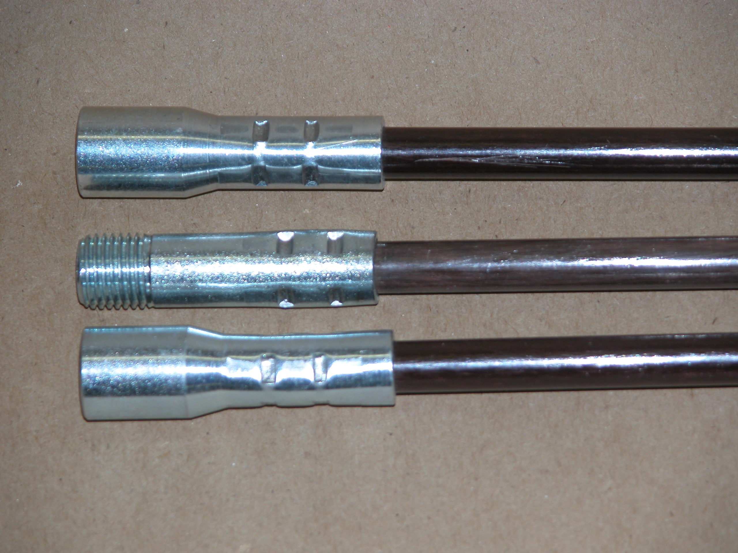 72" Fiberglass Rods.,. 350 Dia., 1/4" PT- .350 dia 72"